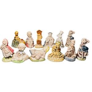 12 Wade Of England Nursery Jack Jill Lil Red Riding Hood Bo Peep King Cole Queen